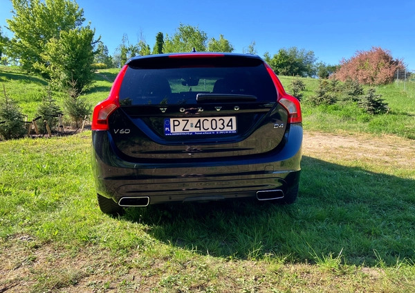 Volvo V60 cena 44900 przebieg: 194000, rok produkcji 2014 z Luboń małe 742